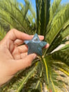 Moss Agate Star Carving