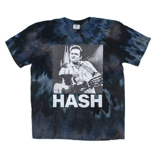 Image of 'JOHNNY H@$H' Dyed Graphic Tee