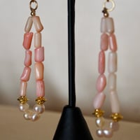 Image 3 of Momo coral & pearl drops