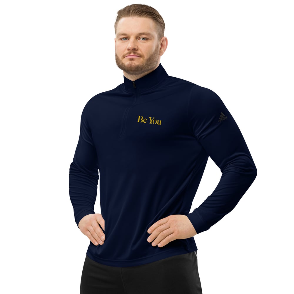 Image of Be You Adidas Quarter Zip Pullover