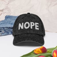 Image 4 of NOPE Vintage Cotton Twill Cap