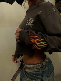 Image 1 of Rebel Flames Crewneck 