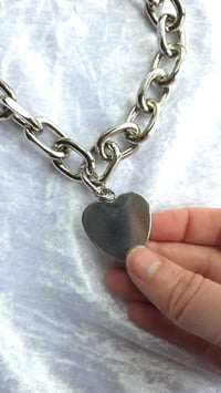 Image 4 of Beetle wing chunky chain necklace