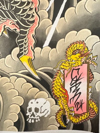 Image 4 of A1 Original Dragon painting 
