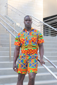 Image 4 of The Kente jumpsuit 