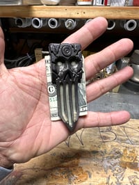 Image 5 of Long Face Skull Money Clip 