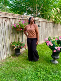 Image 1 of Dressy Blouse w/Shimmer & Elastic Waist 