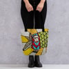 Arnold the armadillo tote