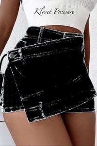 Blocked skort