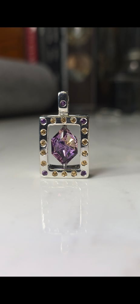 Image of Ametrine Orbit Pendant 