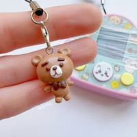 Image 1 of Teddy Bear Polymer Clay Charm