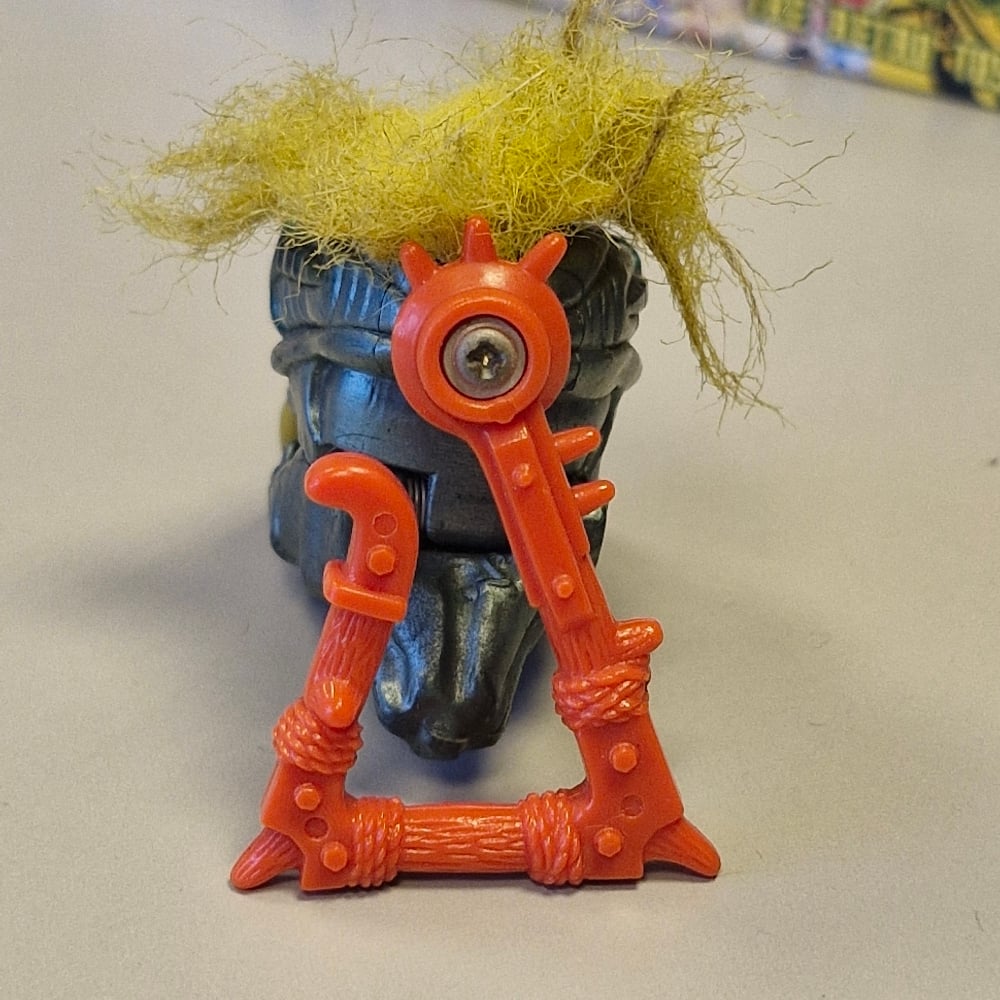 Image of Vintage 90s Mighty Max Dread Heads – Scalps Anthrax 9 – Bluebird Toys