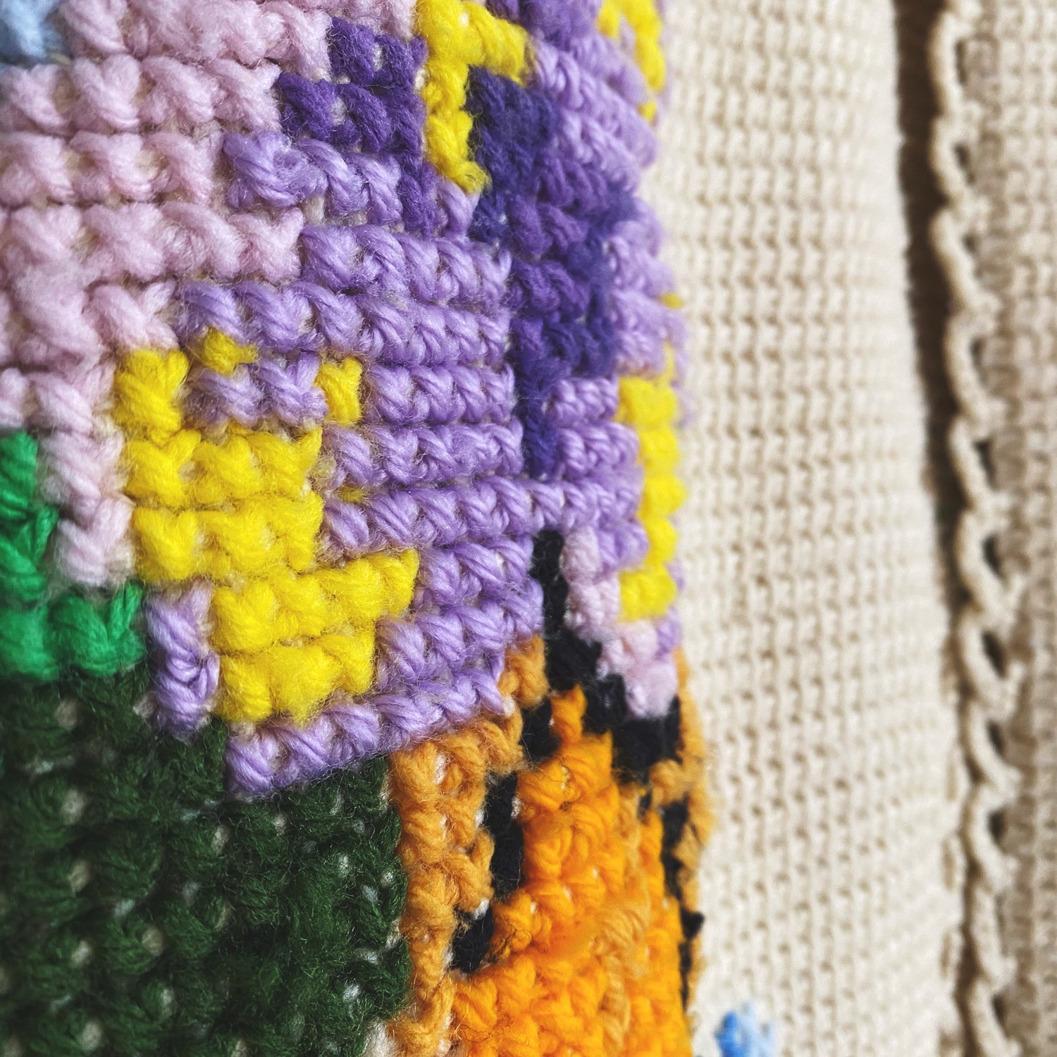 Image of Wild Pansy Granny Sweater