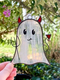 Image 1 of Stained Glass Devil Ghost