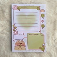 Lucky Clover memo pad