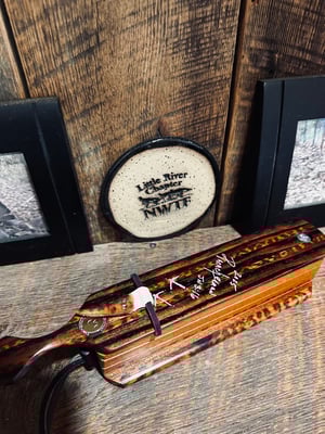 Image of Macassar Ebony/Mahogany with Snakewood inlay #2