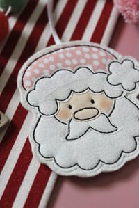 Image 3 of Pink Santa Claus Decoration 