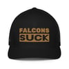 Falcons Suck Closed-back trucker cap