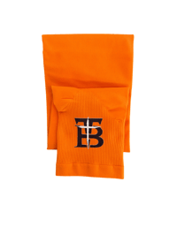 Orange sleeve with combo TB logo