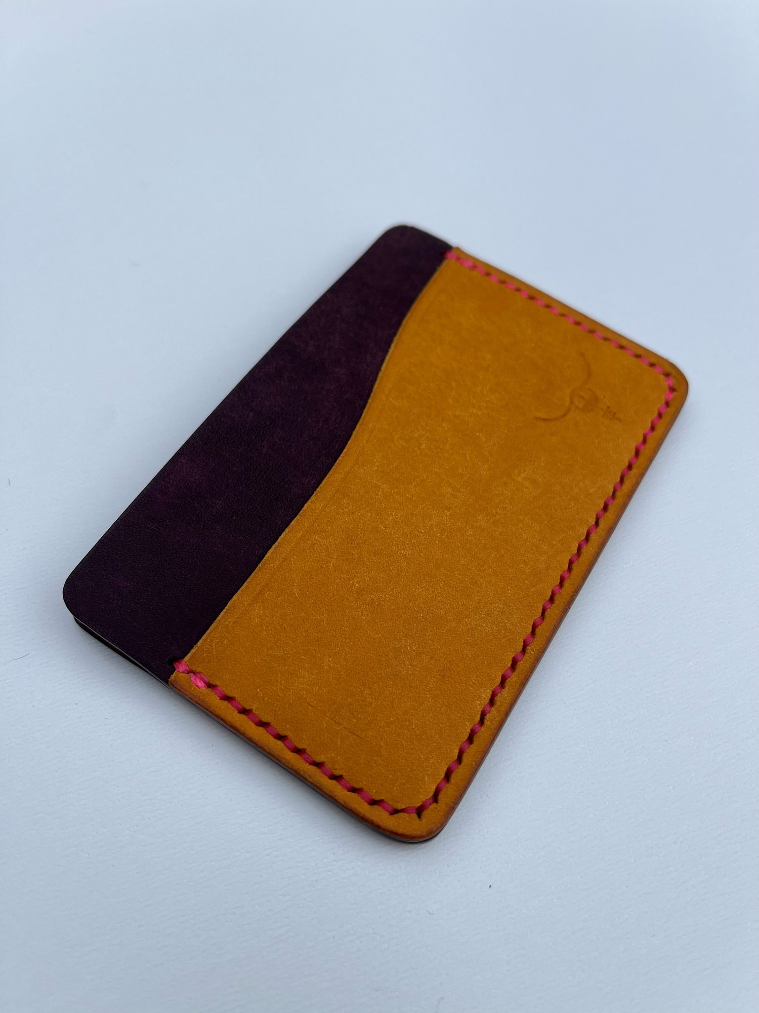 Image of Violet/Yellow Pueblo Horizontal Cardholder 