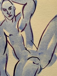 Image 4 of Watercolour ~ Blue Boys Series
