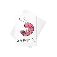 Image 3 of Greeting card SHROMP 