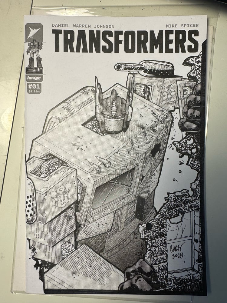 Image of Transformers 1 sketch cover