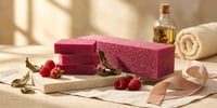 Raspberry Patchouli Scrub Bar Soap