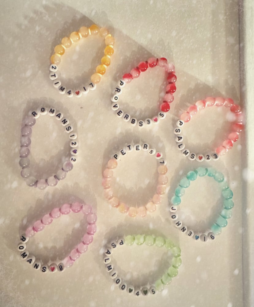 Image of Faith Bracelets: Bible Verses