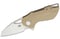 Image of Bestech Knives / Grissom Riverstone Flipper Knife champagne G10