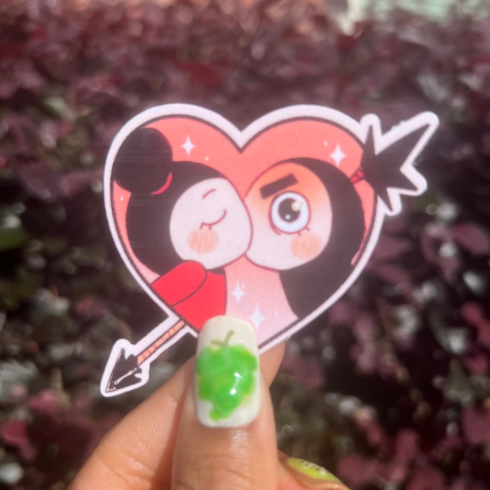 Image of Pucca Loves Garu Sticker