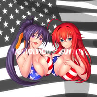 July 4th Rias & Akeno