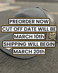 Image 1 of ***PREORDER***glaziers black/gold hat