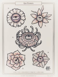 Image 4 of Eye Flowers : Ltd Hand-Embellished & Signed Prints