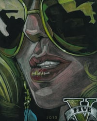 “No happy endings.” GRAND THEFT AUTO V Art Print