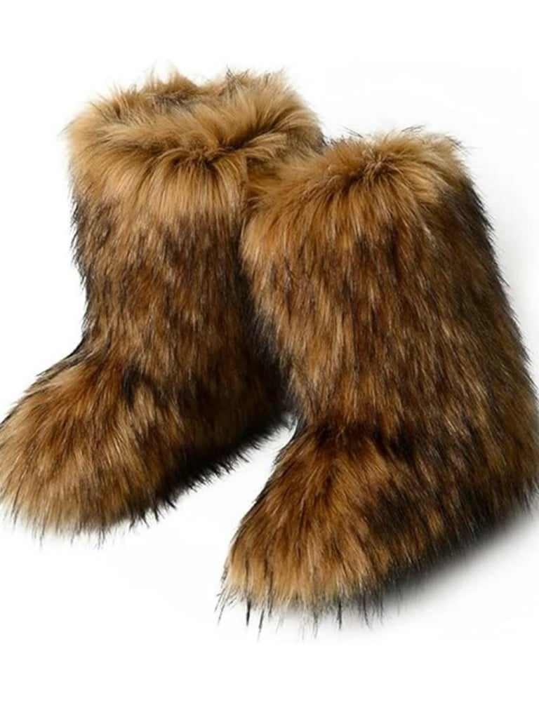 Fluffy Fur Boots