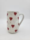 White Heart Mug  