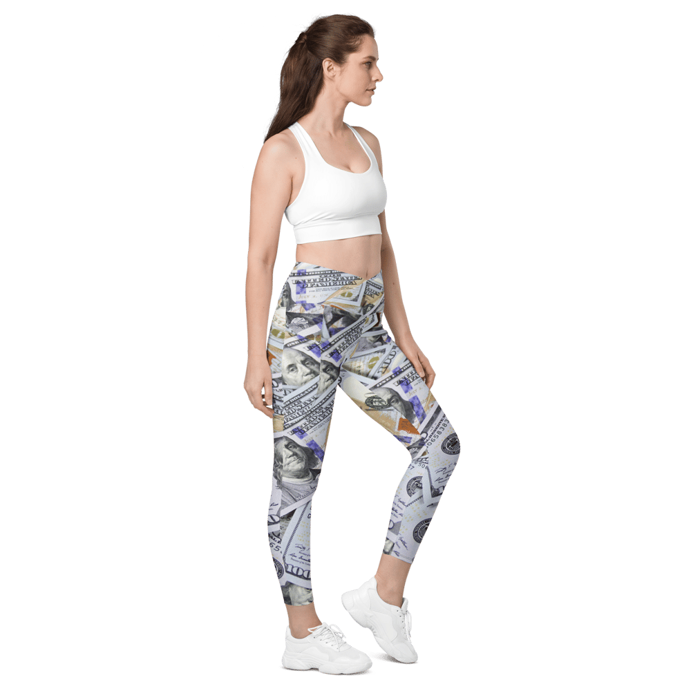 Image of Crossover leggings with pockets