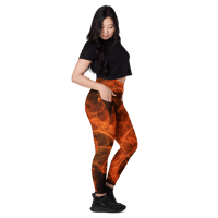 Image 6 of Leggings with pockets (Solar Flare)