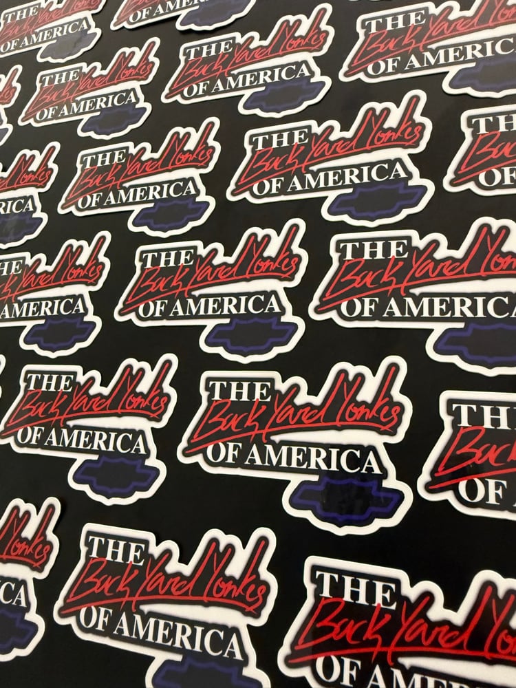 The BackYardYonkes Of America Sticker