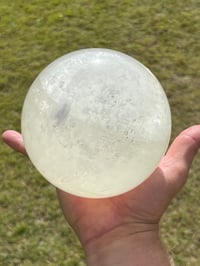 Image 6 of Large Calcite Sphere With Rainbows #2259