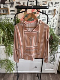 Image 1 of Soft stretch hoodie boho pullover 