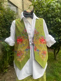 Image 8 of CHALECO FEITO A MAN. FOLIADA78. Talla M. 