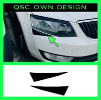 X2 Skoda Octavia Mk3 Bumper Insert Stickers 