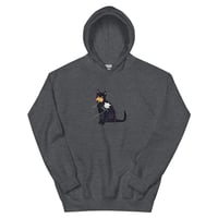 Image 12 of MY CAT LOVES TO SMELL FLOWERS HOODIE