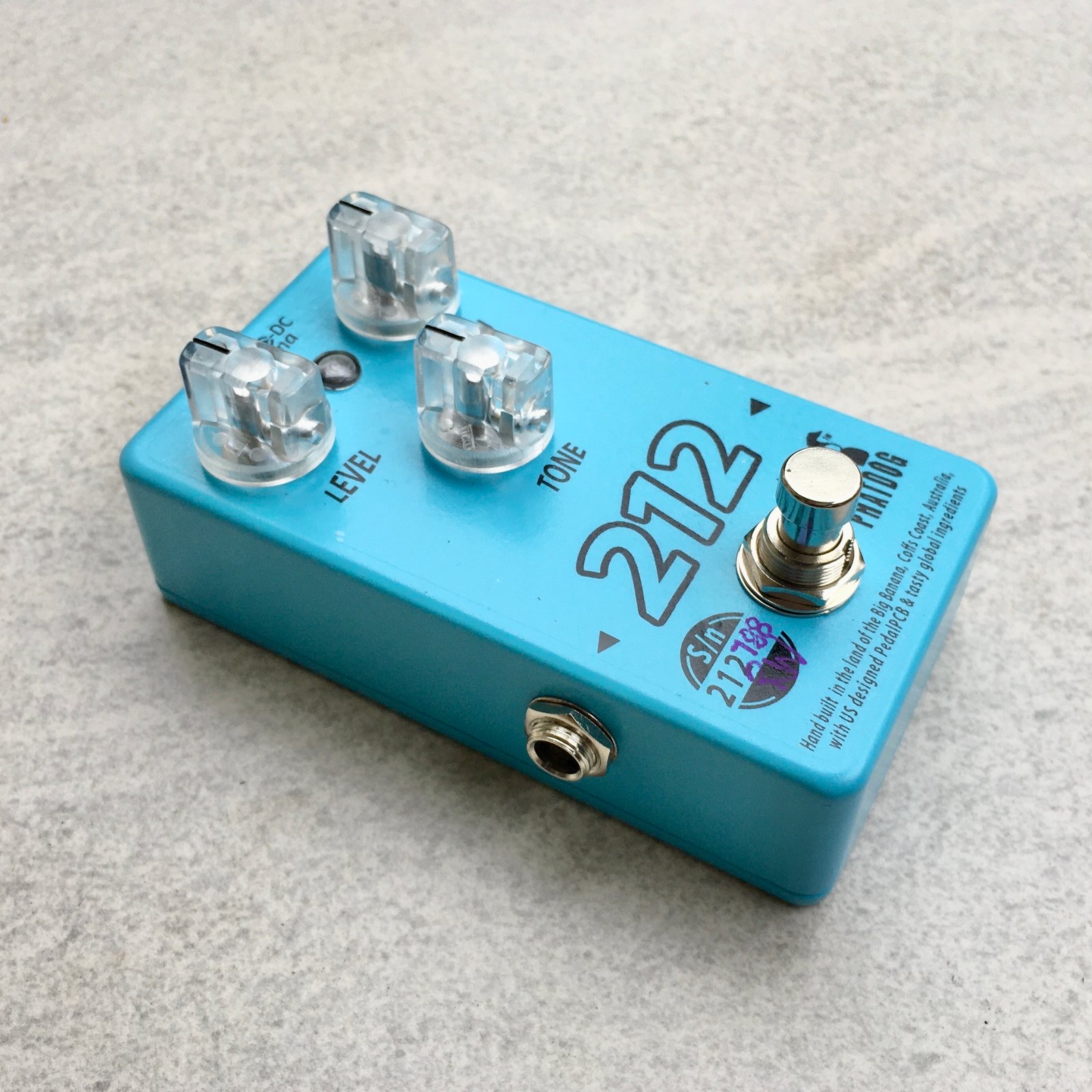212 'Organic' Style Overdrive in White | Phatdog Audio 212 'Organic' Style Overdrive in White | Phatdog Audio