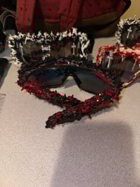 Image 3 of RED BLACK KRYSTAL SHADES