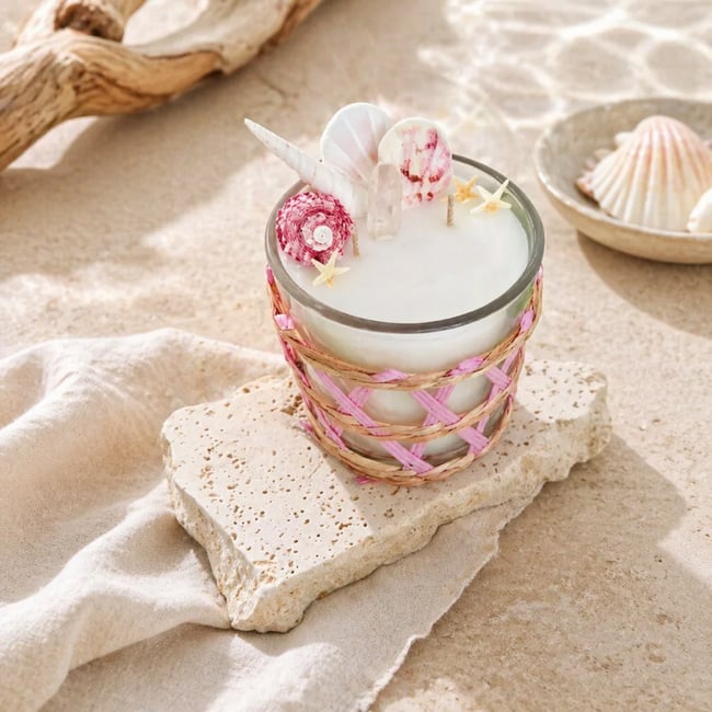 Boho Seashell Candle - 400g