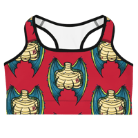 Image 2 of Red Dragon Boobies Sports bra 