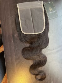 Image 2 of 14 inch 5x5 body wave closure 